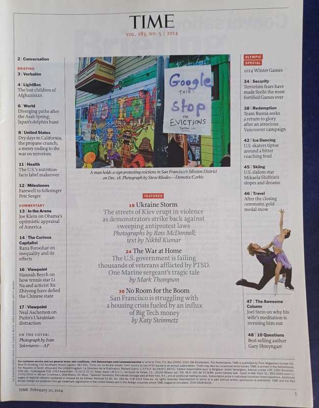 Time magazine February 10, 2014