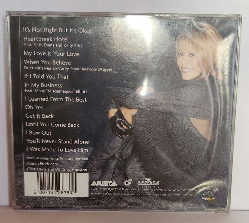 Whitney Houston My love is your love  1998       (792)