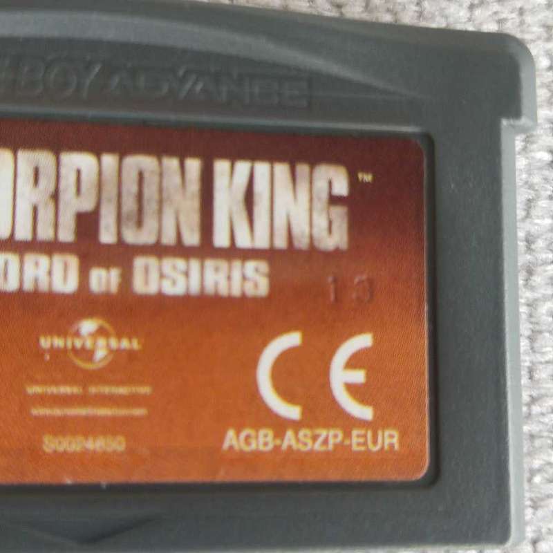 The Scorpion King Sword of Osiris Nintendo GameBoy Gba