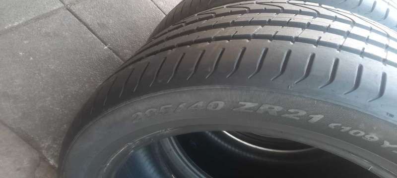 Available 4 pcs of excellent used tyres # 285/40/21, 315/35/21