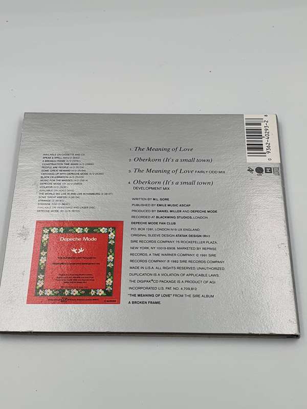 Depeche Mode - The Meaning of Love [US 1991] [Digipak CD single]