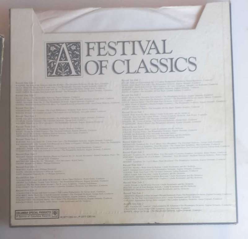 A festival of classics 10 LP box set