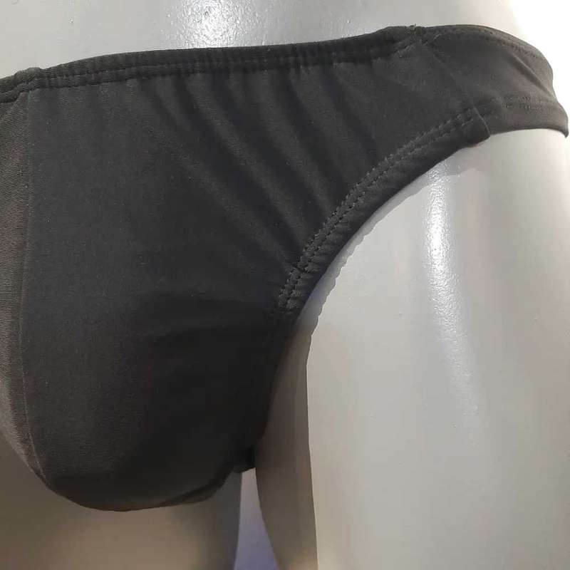 Classic Black Lycra G-String Thongs