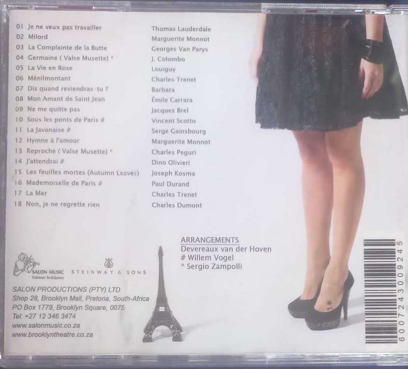 Salon music Echoes of Paris (Camille Favre-Bulle) cd