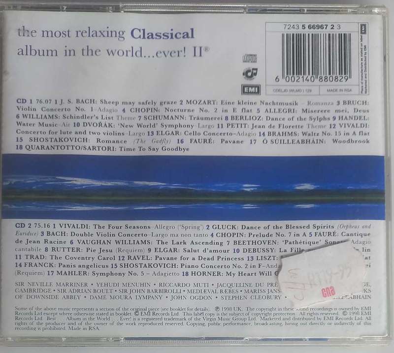 The most relaxing classical album in the world...ever 2cd