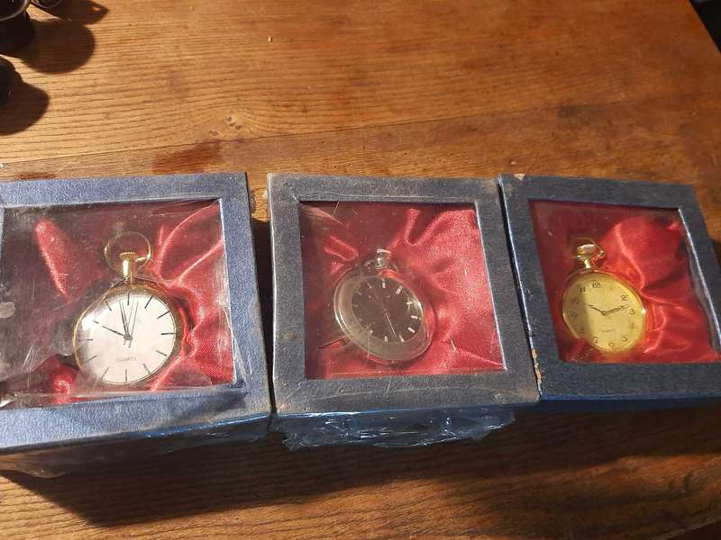 Set of 3 Quartz Pocket Watches