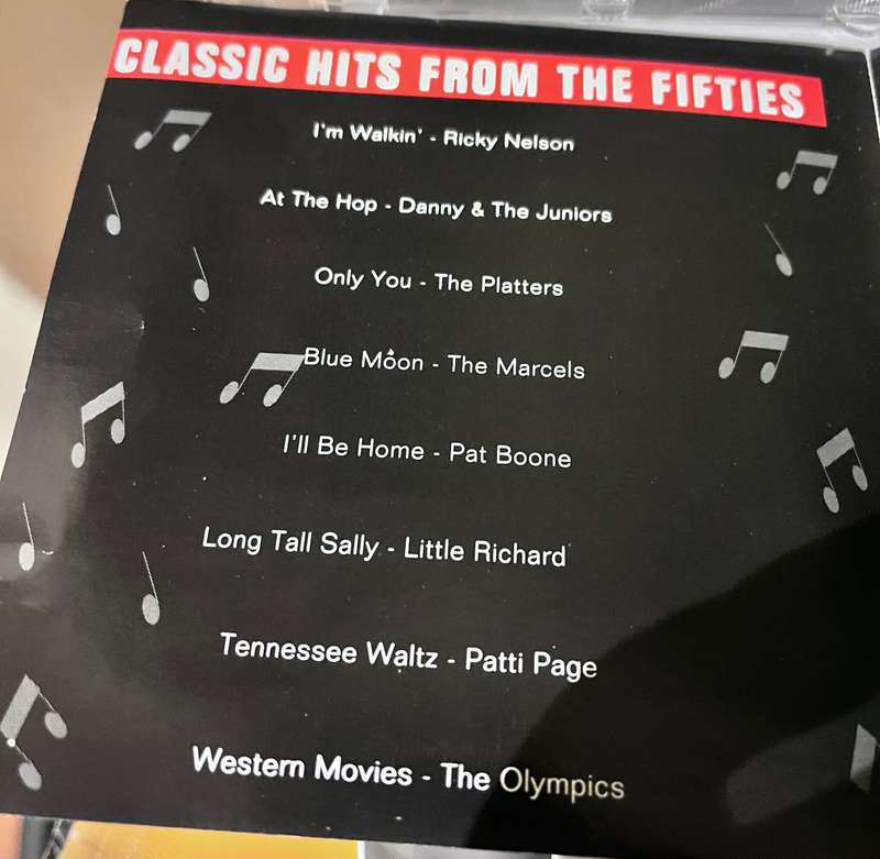 (CD) Ray-Ban Wayfarer 40-year anniversary: hits from 50s (1993)