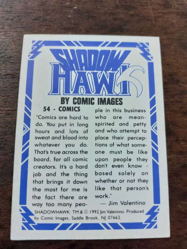 ShadowHawk #54 Comics