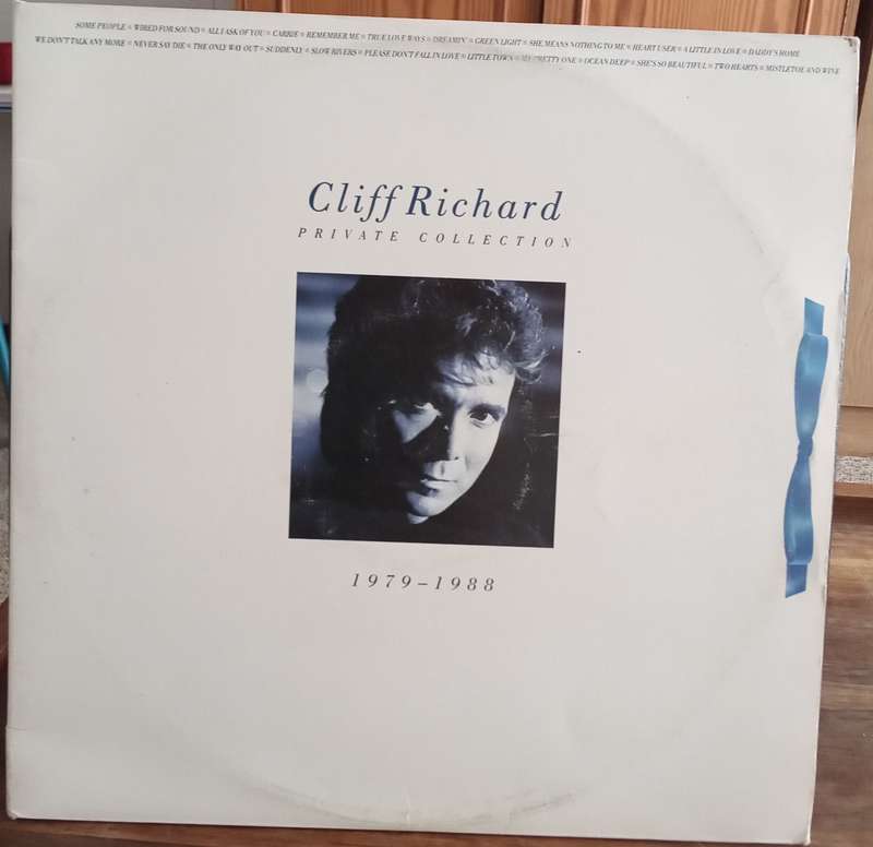 CLIFF RICHARD - PRIVATE COLLECTION LP VINYL RECORD - DOUBLE ALBUM