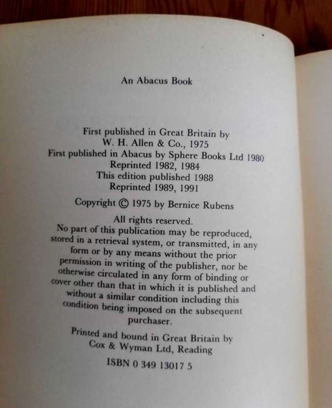 I Sent a Letter to My Love by Bernice Rubens