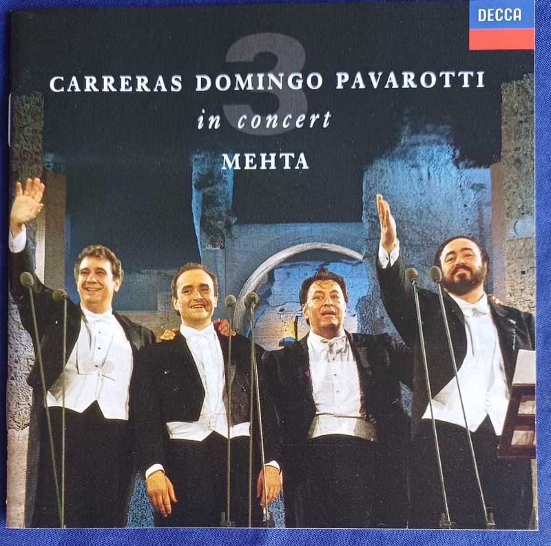 Carreras Domingo Pavarotti in concert cd
