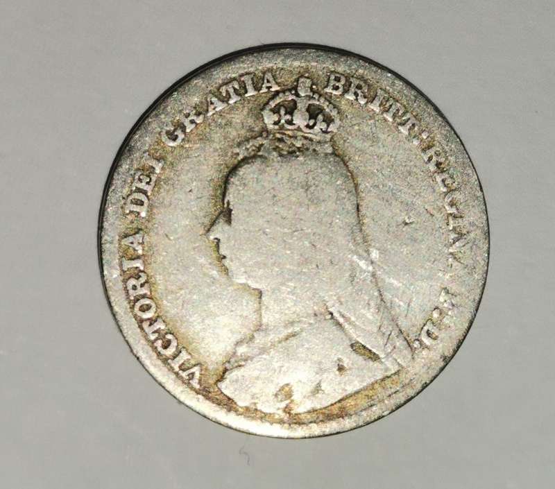 1891 UK & Northern Ireland 3 Pence