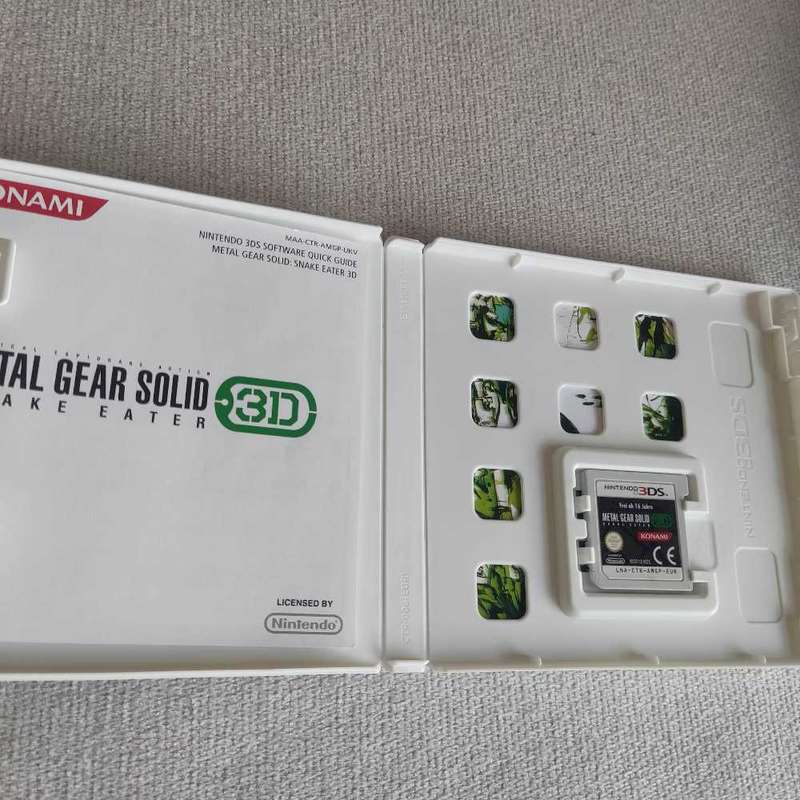 Metal Gear Solid 3D Snake Eater Nintendo 3ds