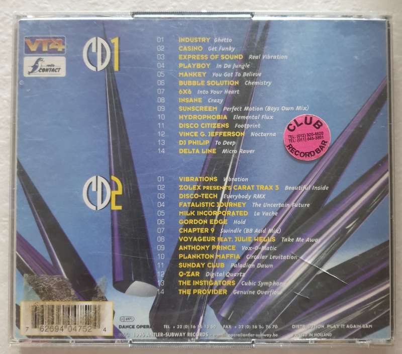 2 X CD - DANCE OPERA - TRIP 7 - 1996 - 2nd Version - IMPORT