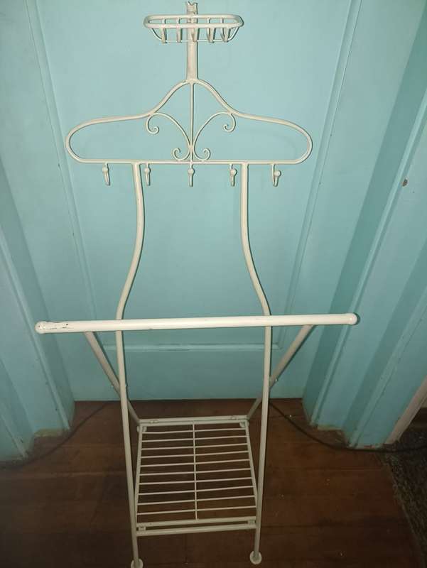 Vintage  steel towel stand