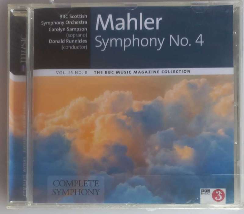 Mahler symphony no 4 (cd) *sealed*