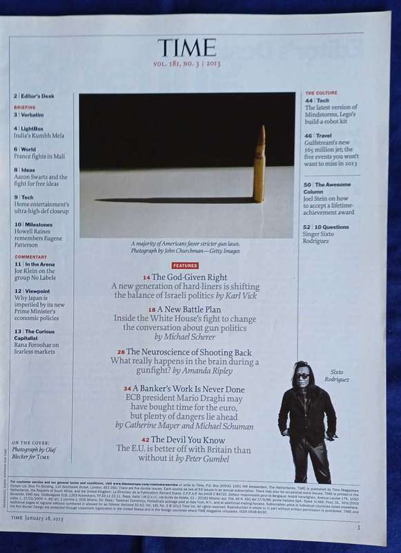 Time magazine January 28, 2013