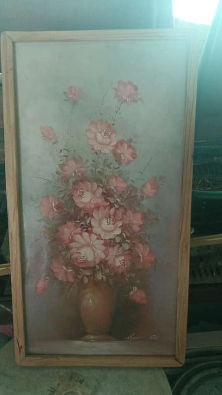 Robert Cox original oil canvas