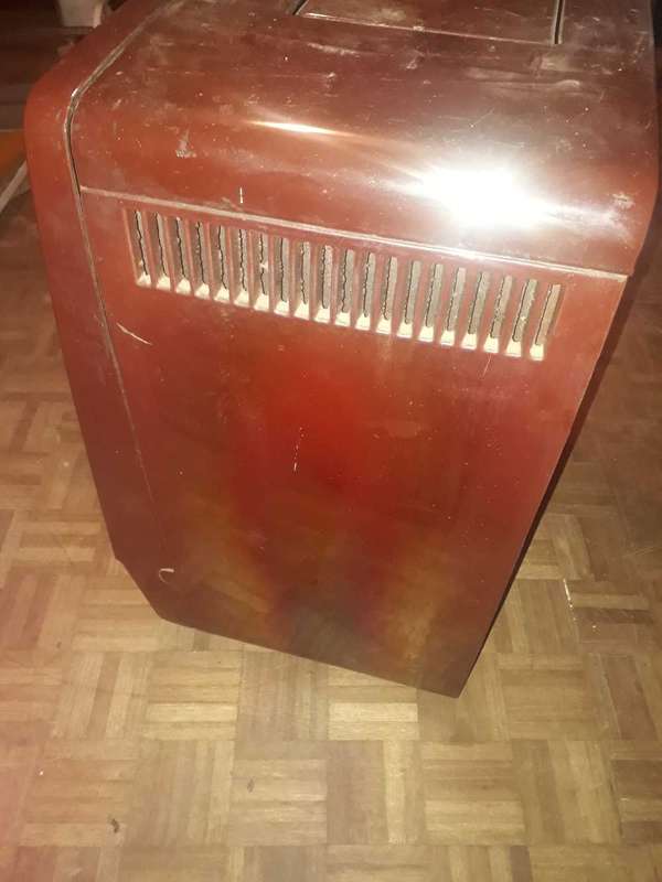 ANTIQUE RAYBURN NO 6 ANTRISITE ROOM HEATER, SOLID IRON - GOOD CONDITION - PLEASE READ INFO BELOW
