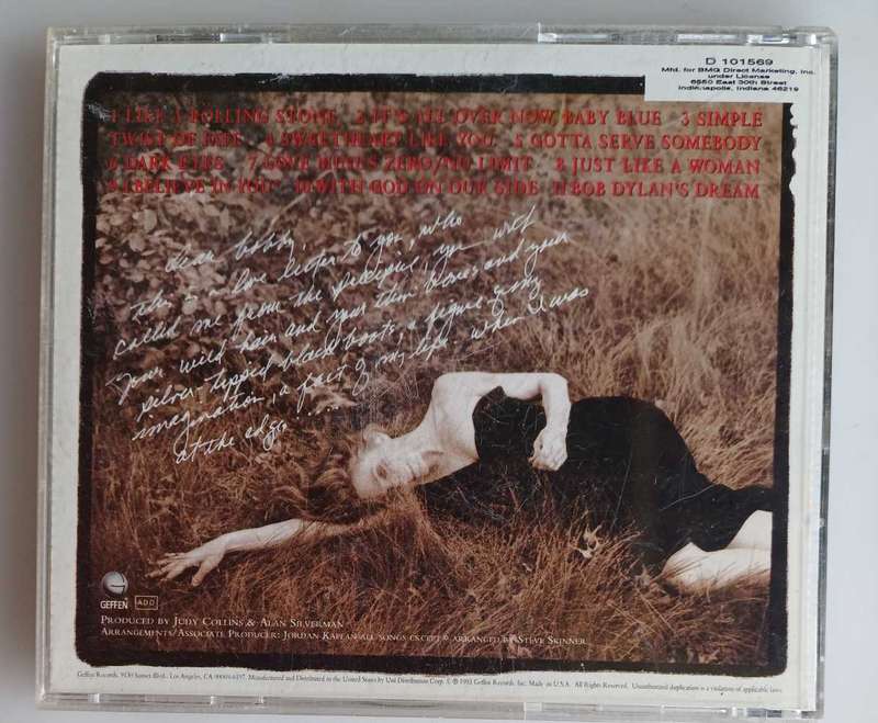 Judy Collins sings Dylan cd