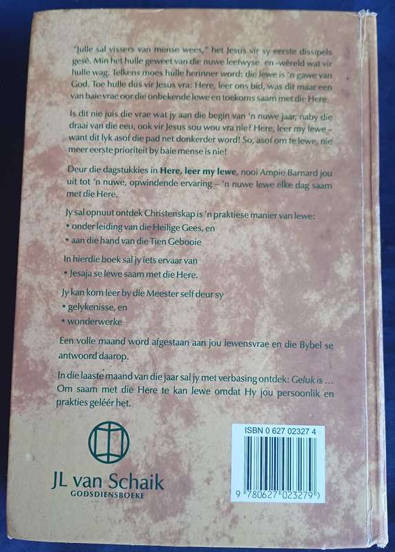 Here, leer my lewe deur Ampie Barnard