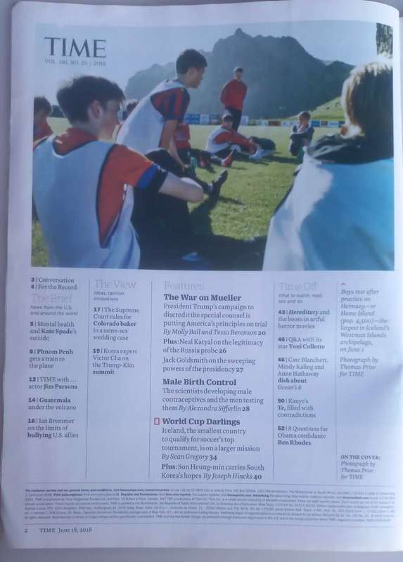 Time magazine June 18, 2018