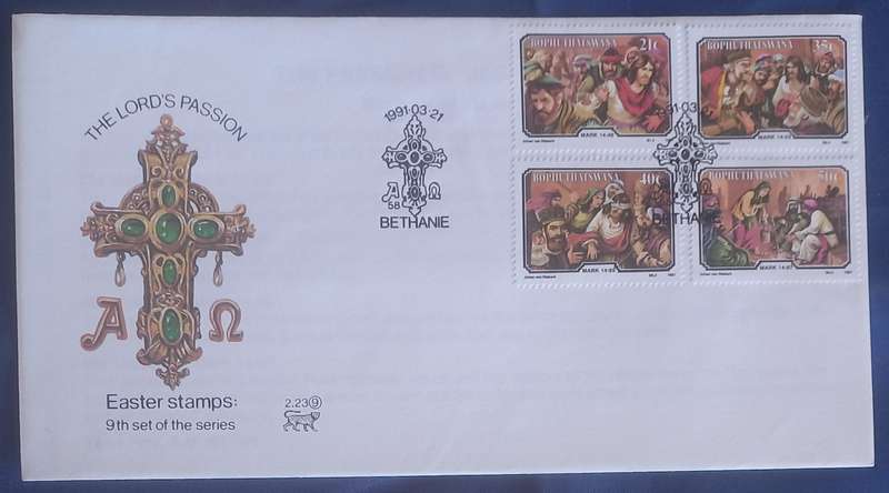 First day envelope - Easter stamps