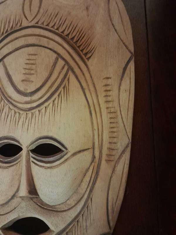 East African,  hand carved mask
