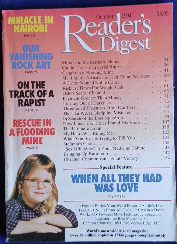 Reader's digest magazine October 1994