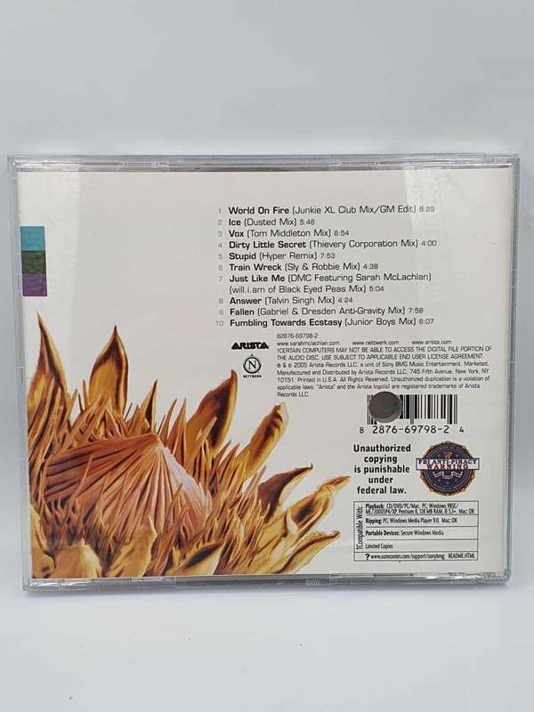 Sarah McLachlan  Bloom Remix Album Import