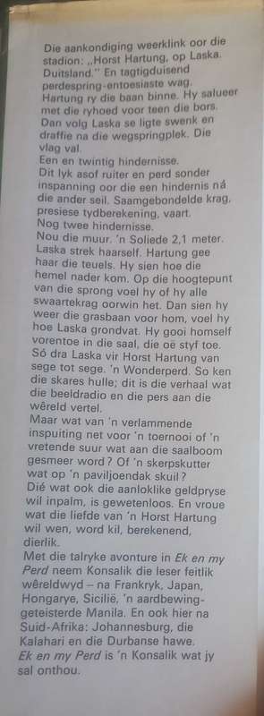 Ek en my perd deur Konsalik
