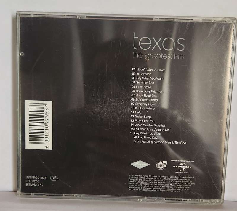 Texas The Greatest Hits     (750)