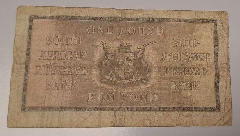 21 April 1942 Black One Pound Postmus A/117 190971