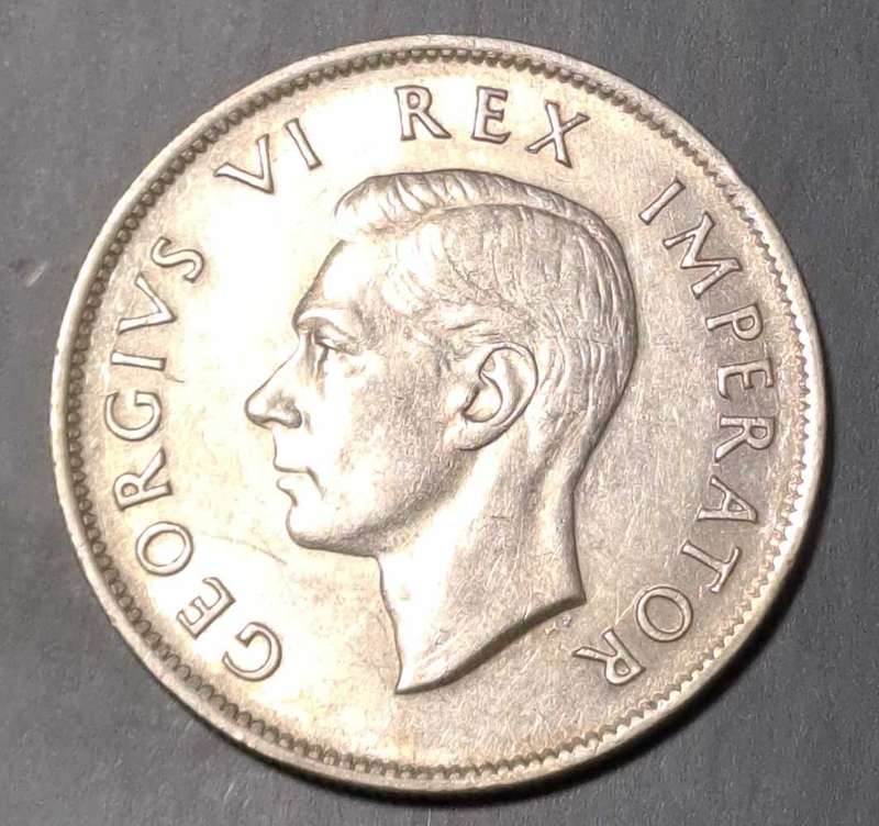 1942 Union SA Half-Crown Two and Half shillings (2.5S)