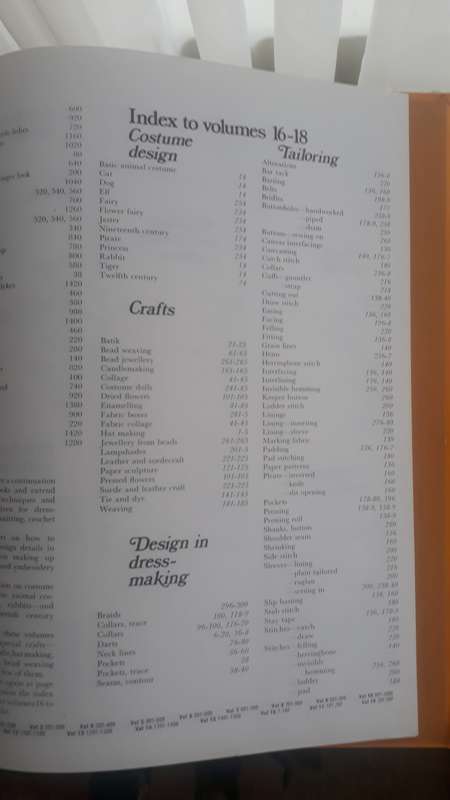 CRAFT BOOKS SET - 1970`S COMPLETE GOLDEN HANDS NO 1 - 18 KNITTING, CROCHET, DRESS MAKING ECT