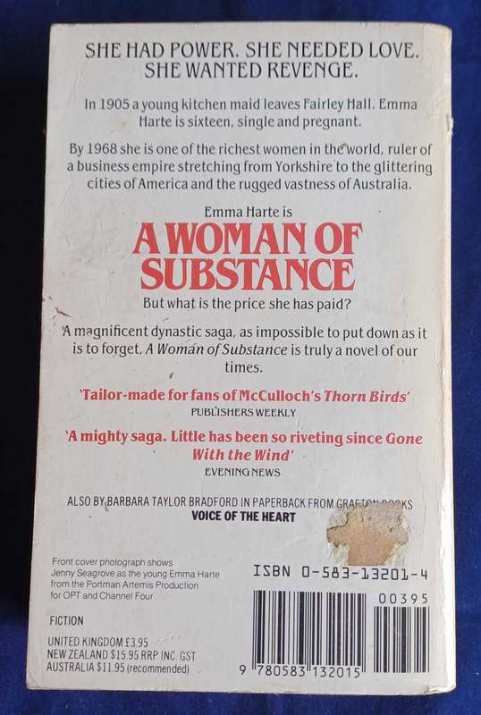 A women of substance by Barbara Taylor Bradford