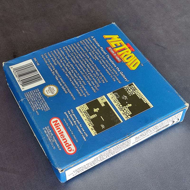 Metroid II Return of Samus GameBoy Gba
