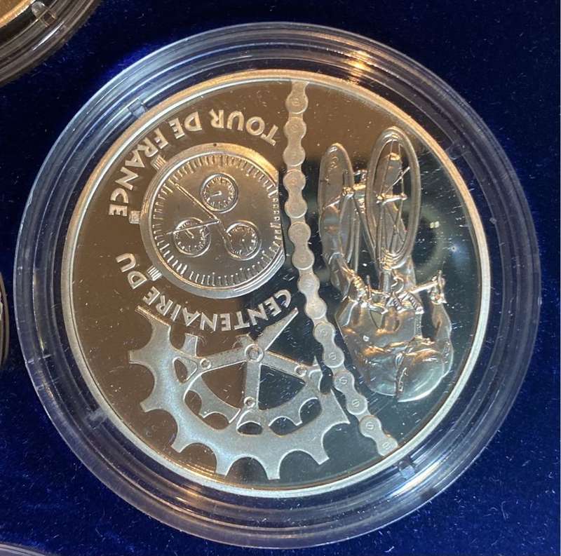 Monnaie de Paris Tour de France Gold and Silver Coin Set