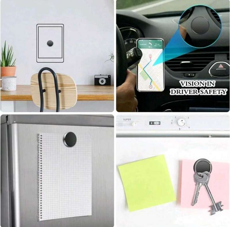 Phone Support Self-adhesive Non-scratching Compact Magnetic Car Dash Mobile Phone Holder for ATV