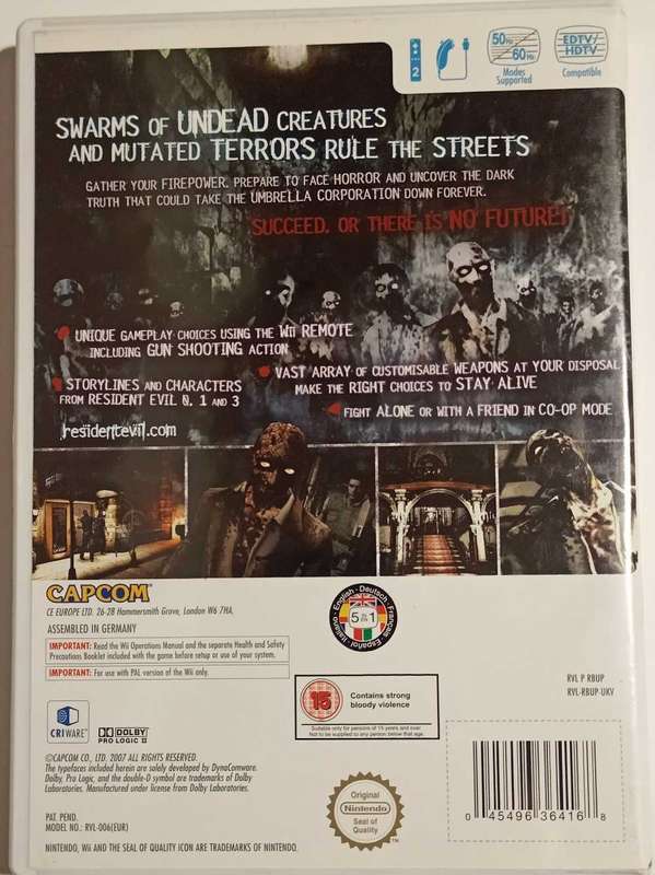 Resident Evil The Umbrella Chronicles Wii