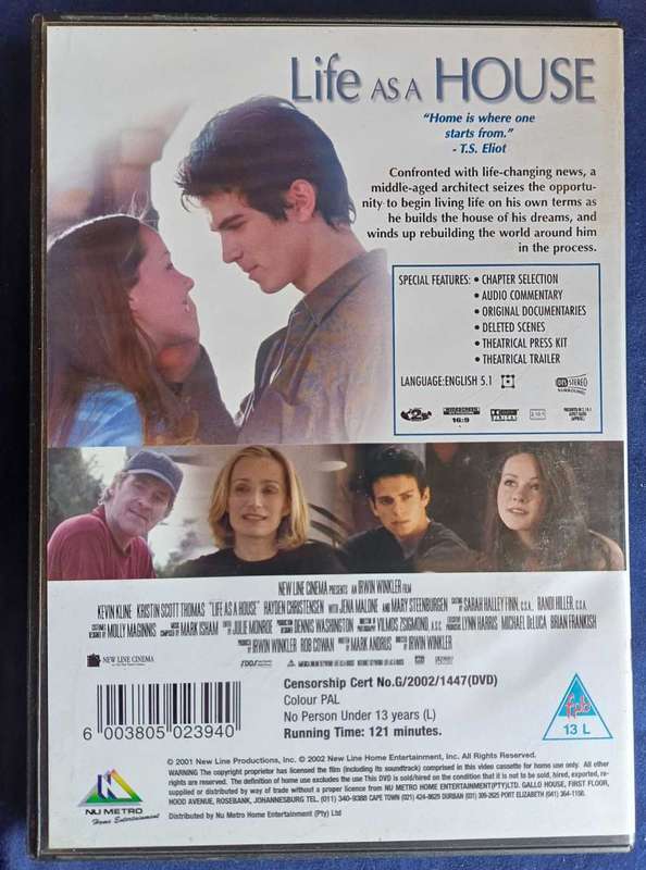 Life as a house dvd