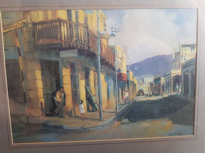 Gian Piero Garizio (SA, born) Watercolor District Six
