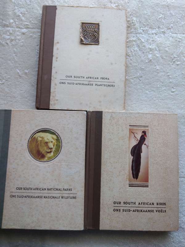 Cigarette card books - Our South African national National Parks, Flora and Birds