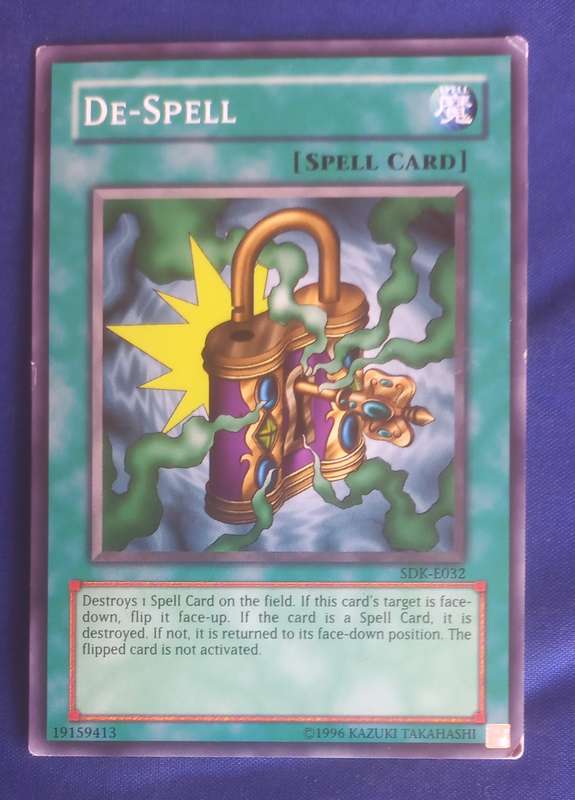 Yu-Gi-Oh! De-Spell card