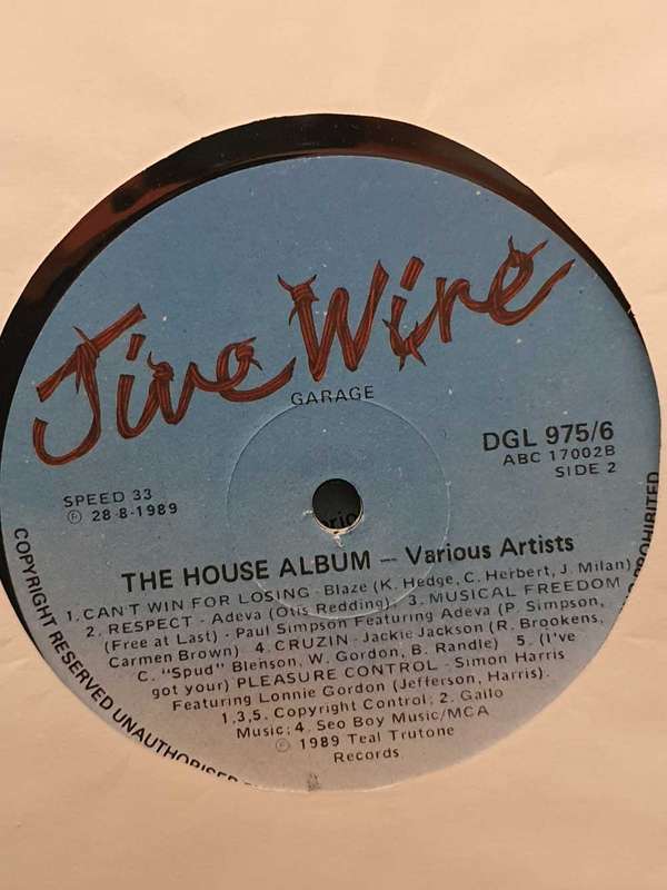 THE HOUSE ALBUM - 20 HOT DJ TRAX - VINYL 2 LP RECORD