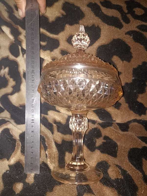 Antique vase 1950 with lid
