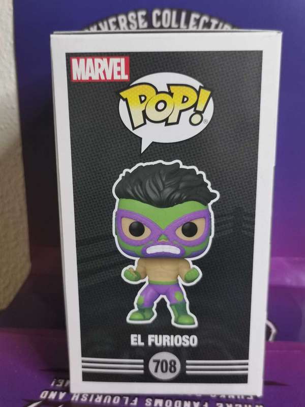 The Hulk funko pop, as a mucho Libre