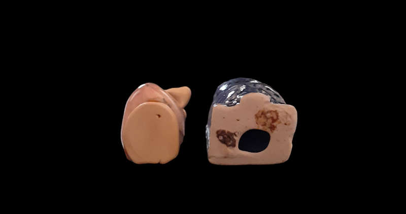Pair of Owl Ceramic Small Figurine