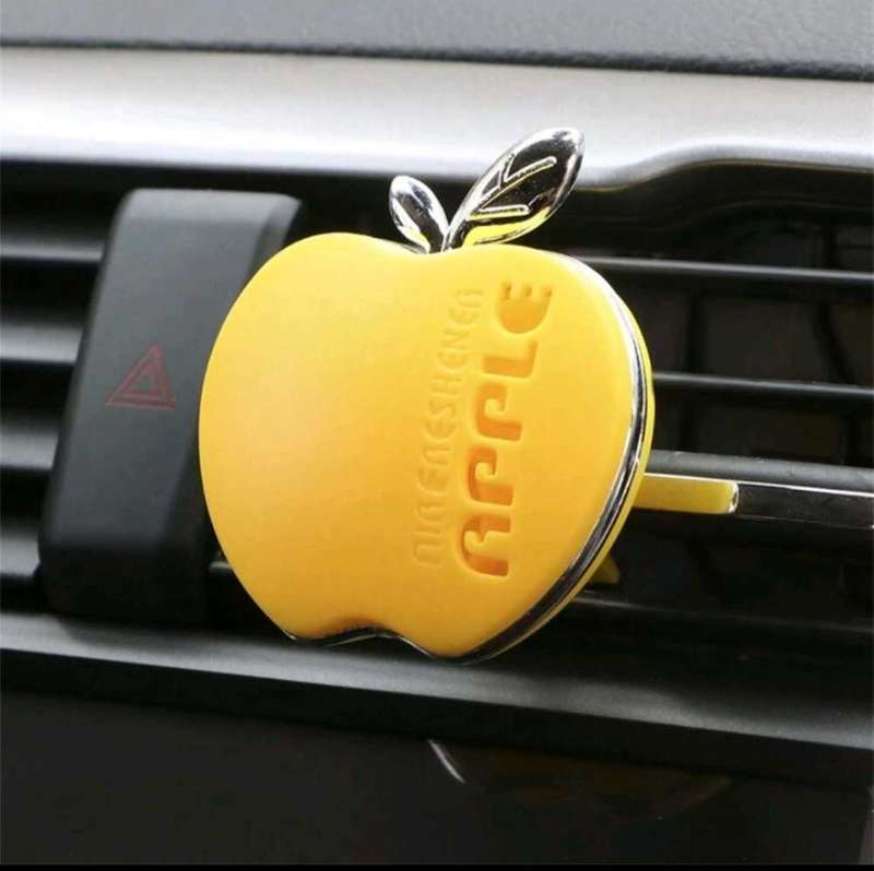 Apple-Shaped Car Air Freshener Vent Clips | Cute Car Diffuser & Decor Accessories