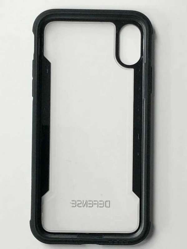 X-Doria Defense Shield iPhone X Military Protective Case Cover Black & Clear